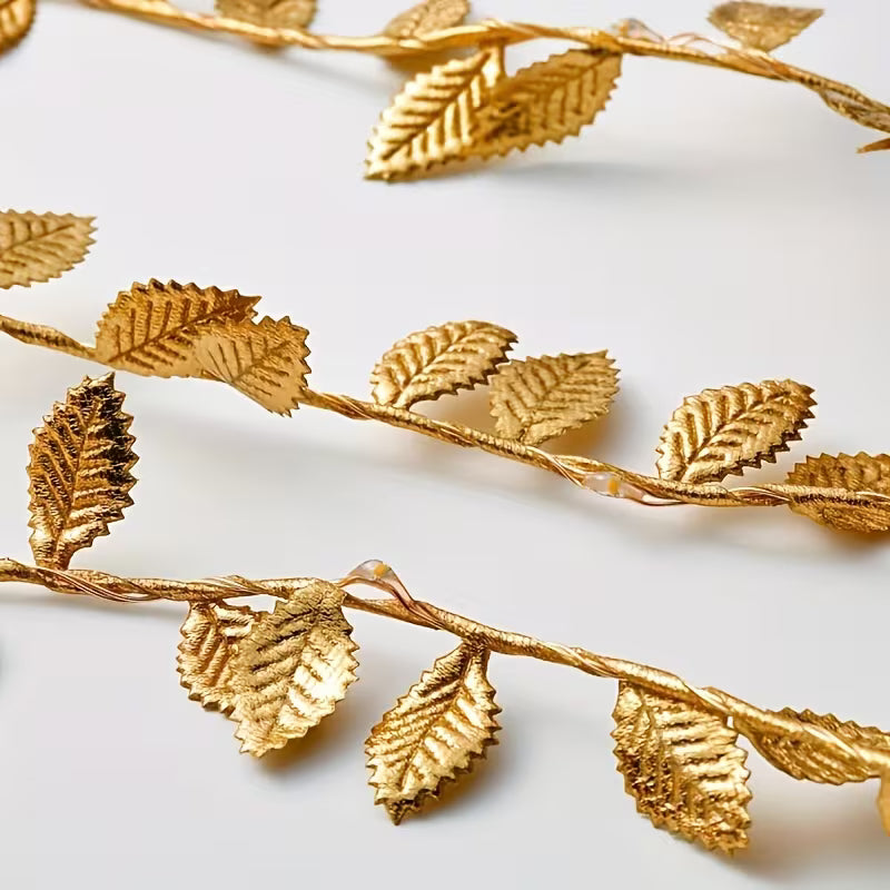 golden leaf LED fairy light